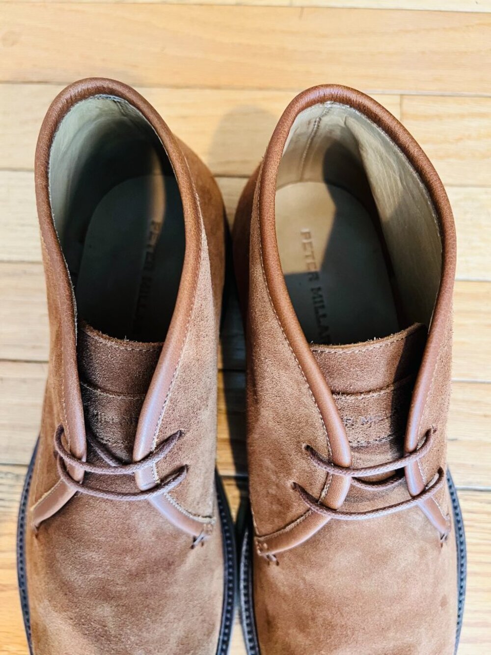 Peter Millar Brown Suede Chukka Boots Shoe - Men’s Size 10.5 US - Picture 10 of 15